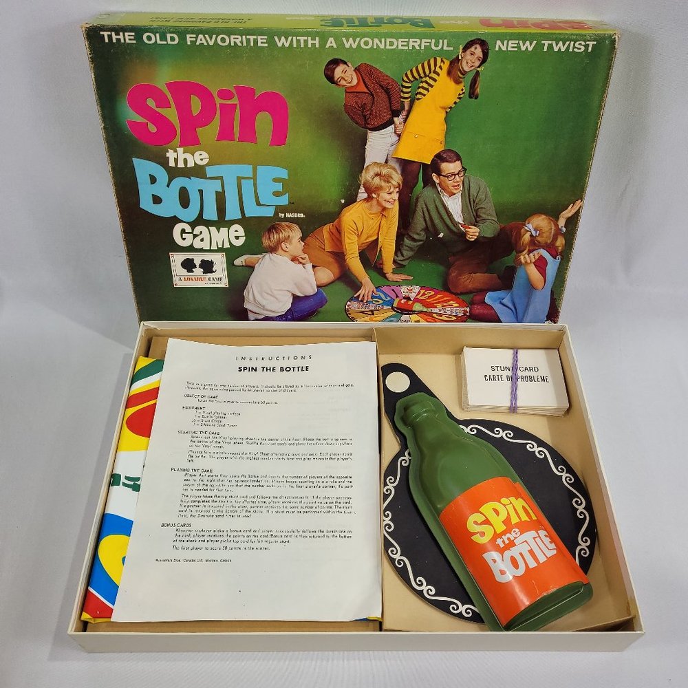 Spin The Bottle Vintage 1968 Game by hasbro